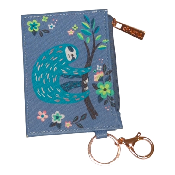NWOT Karma Sloth Eyeglass Case & ID Holder/Salvador Kitti Sloth Wristlet Bundle - Picture 6 of 15